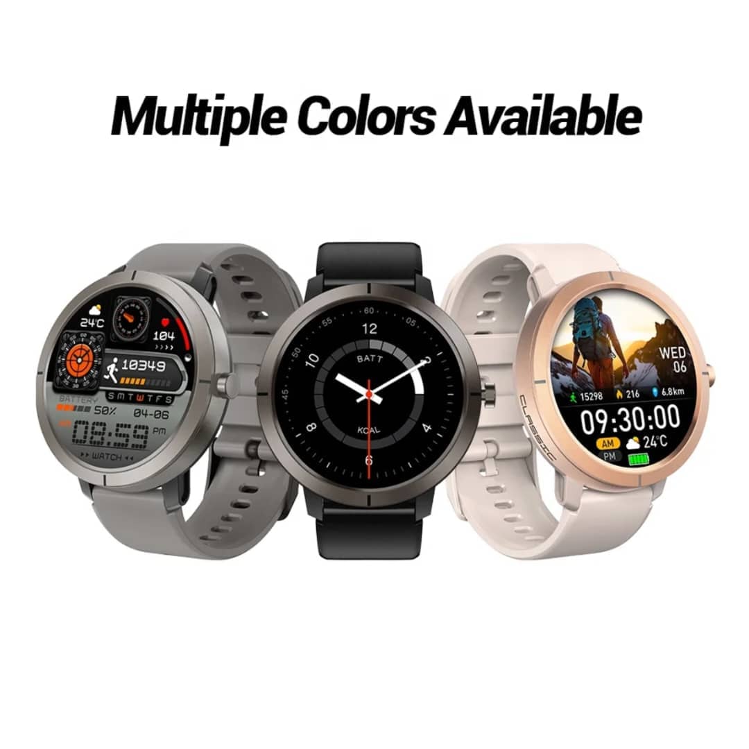 Montre Connectée – GPS, Boussole, Appels Bluetooth, Écran AMOLED 1.32", Étanche 50M, Tracker de Fitness