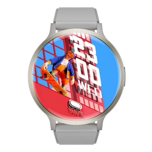 Montre Connectée – Écran AMOLED 1.75", Appels Bluetooth, 100+ Modes Sport, Batterie Longue Durée, 400mAh