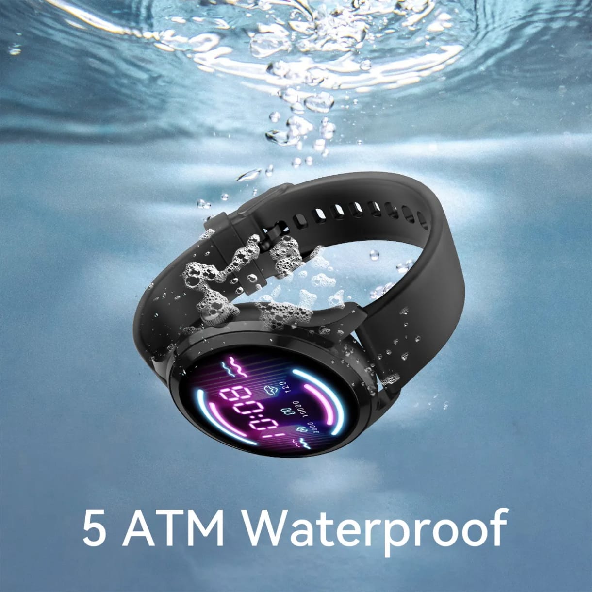 Montre Connectée G16, GPS 5ATM – Étanche 50M, Autonomie 10 Jours, Suivi Santé & Fitness, Écran 1,3"