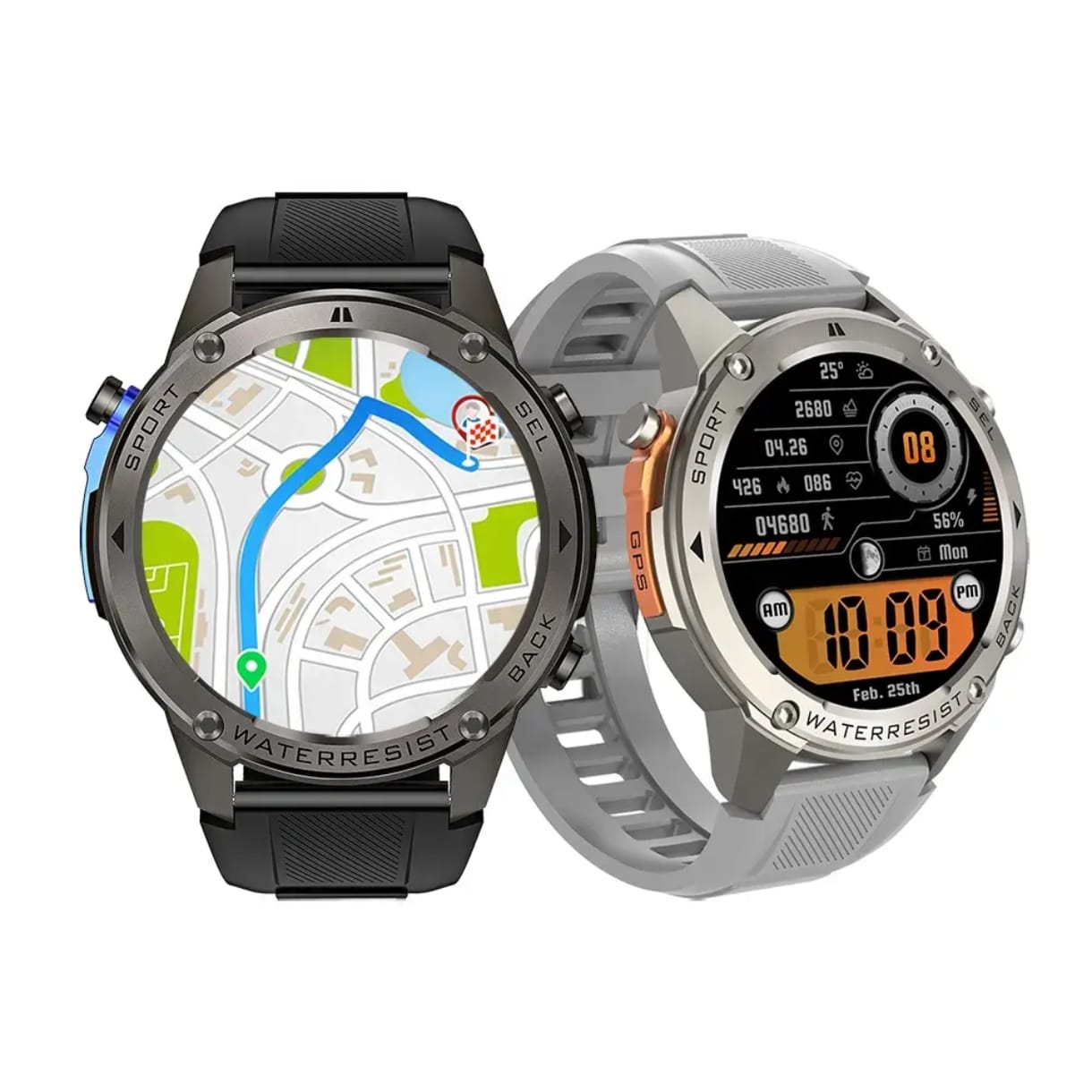 Montre connectée – Batterie Longue Durée, GPS Intégré, Résiste à 50 m de Profondeur