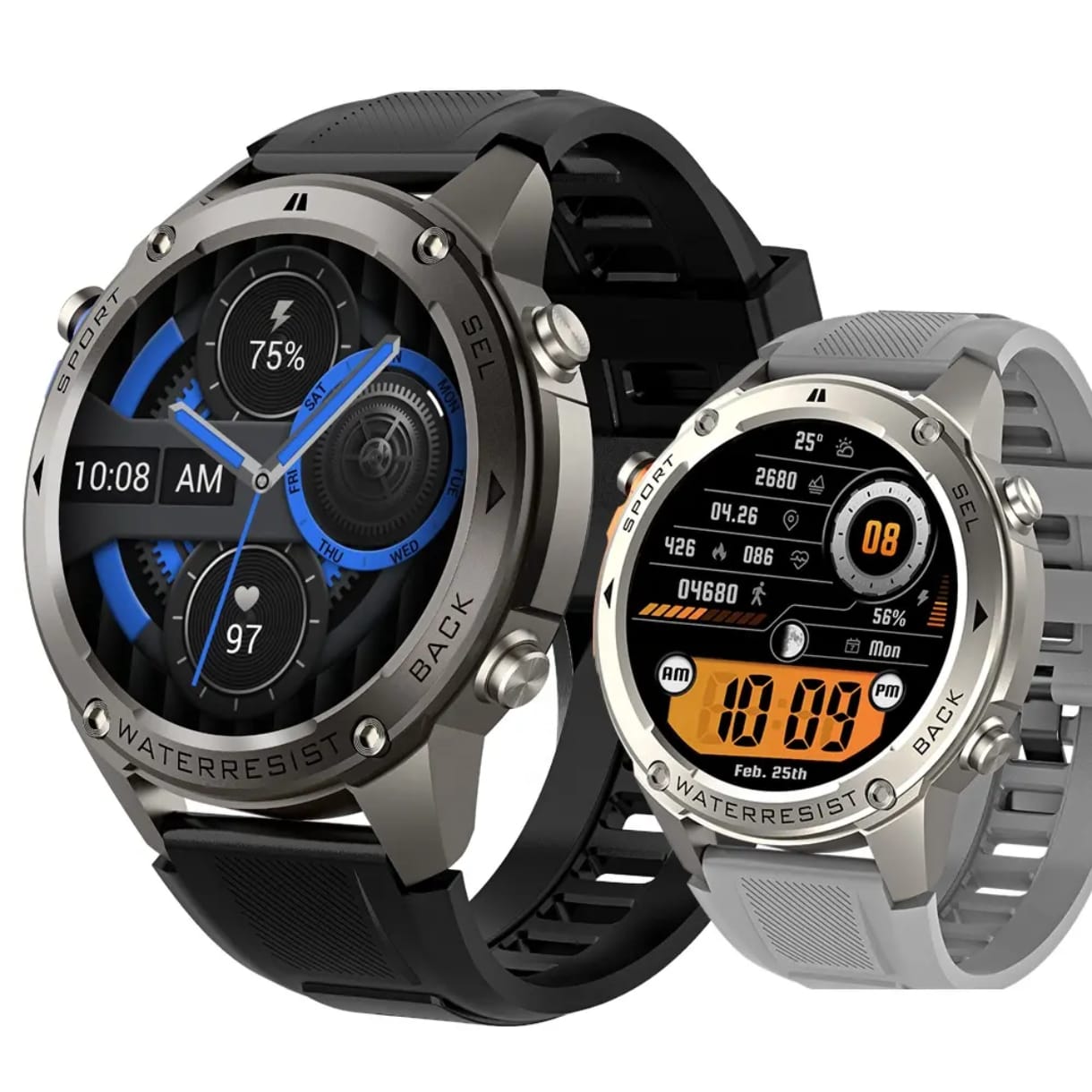 Montre connectée – Batterie Longue Durée, GPS Intégré, Résiste à 50 m de Profondeur